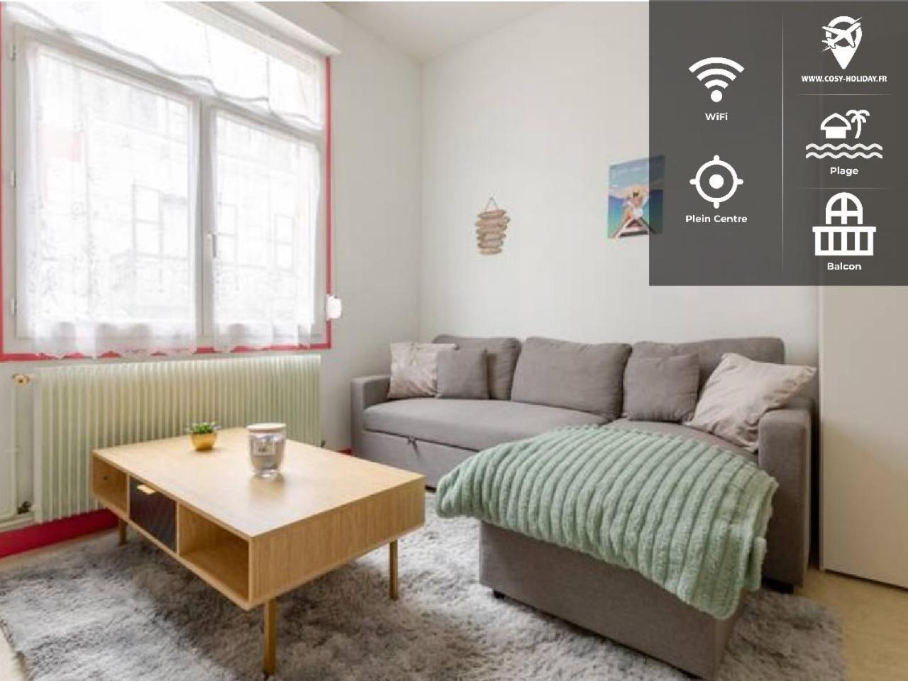 ++++ Central Charmant 70M2 Avec Balcon, Mer A 200 M Et Rue Pietonne A 300 M ++++ Berck Екстериор снимка